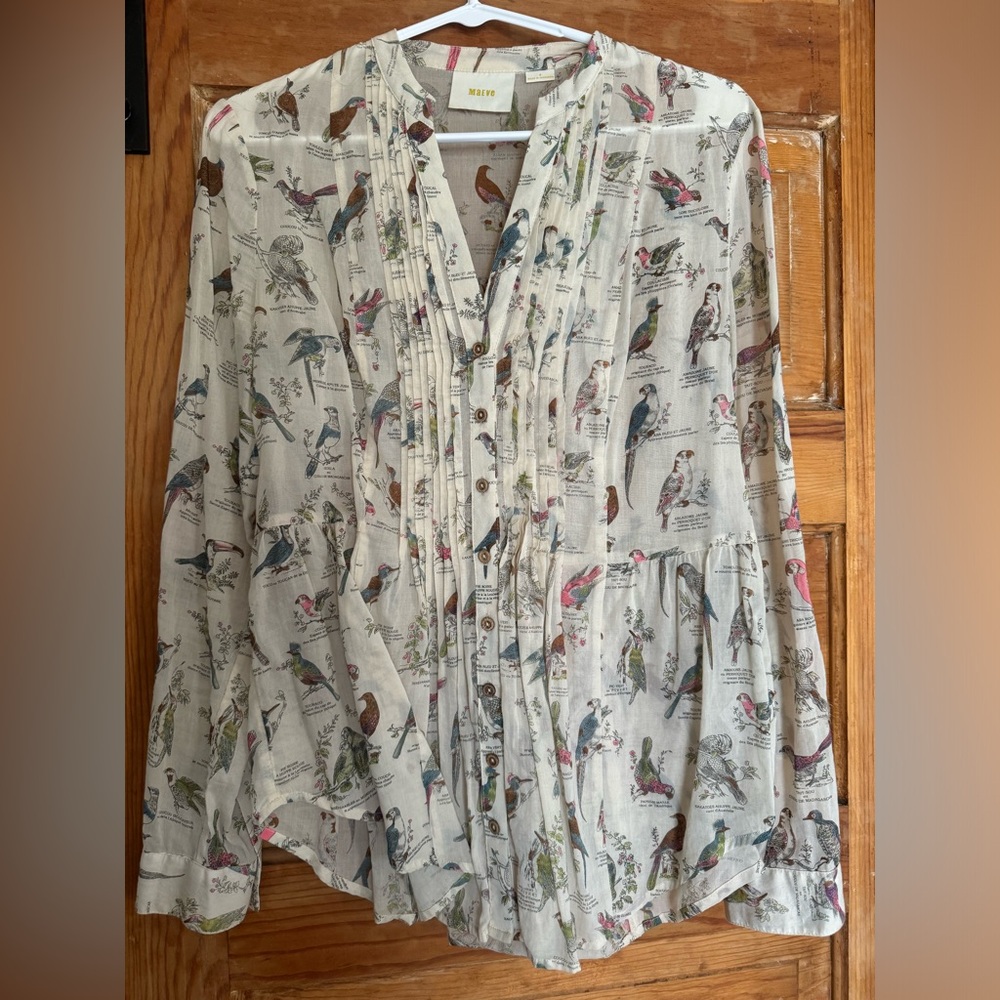 Maeve by Anthropologie Blouse sz 6